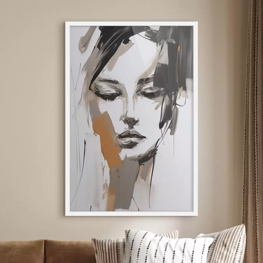 fototapet Portret abstract al unei fete f47801