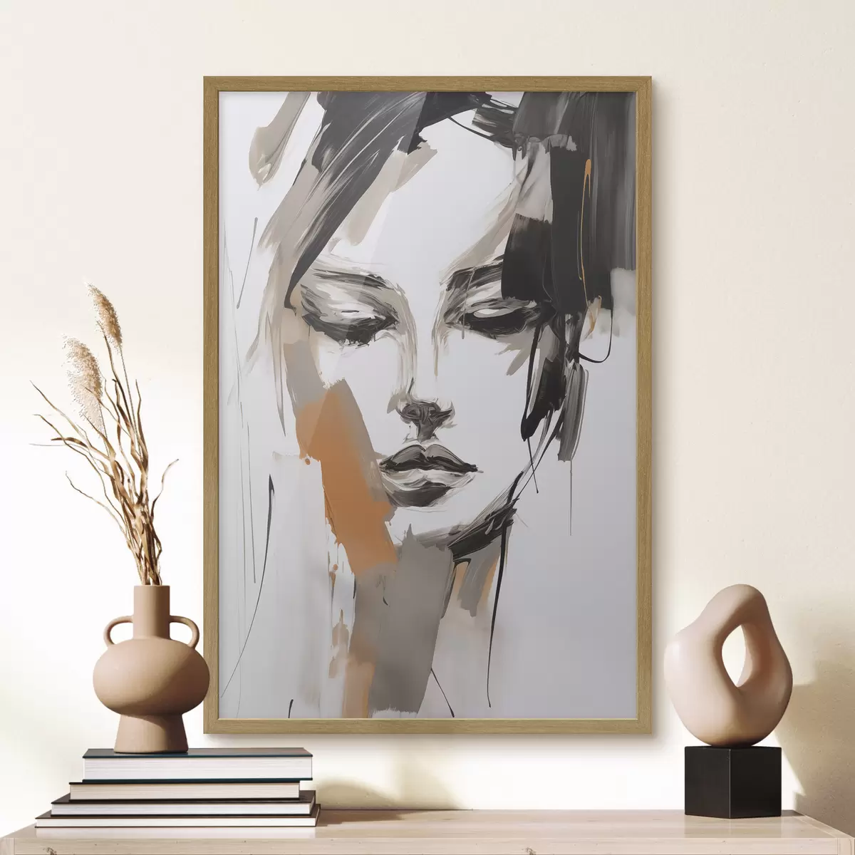 Poster Portret abstract al unei fete f47801