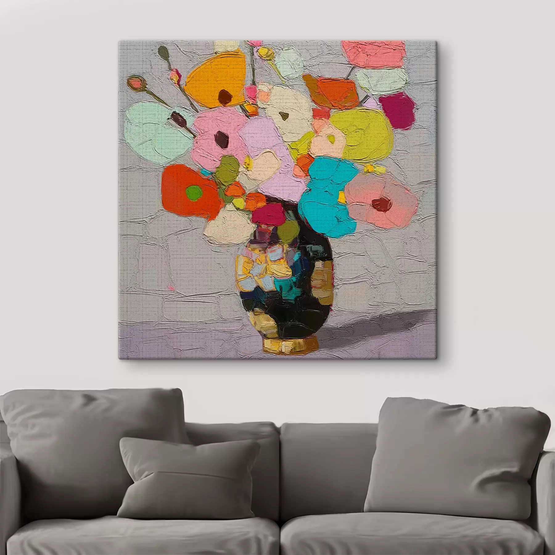 Tablouri Aranjament floral în vază s47827