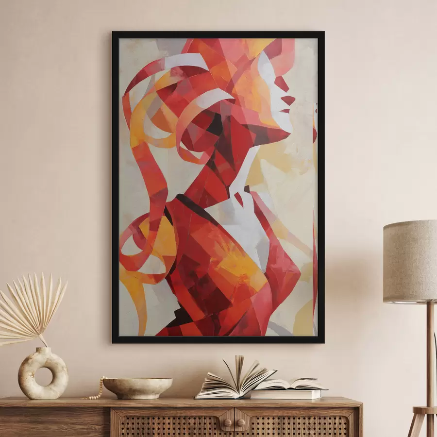 fototapet Portret abstract de femeie f47832