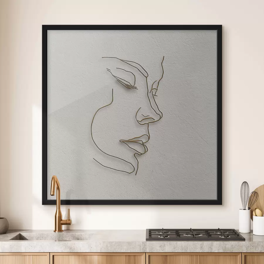 fototapet Modele frumoase, imitație de sculptură f47847