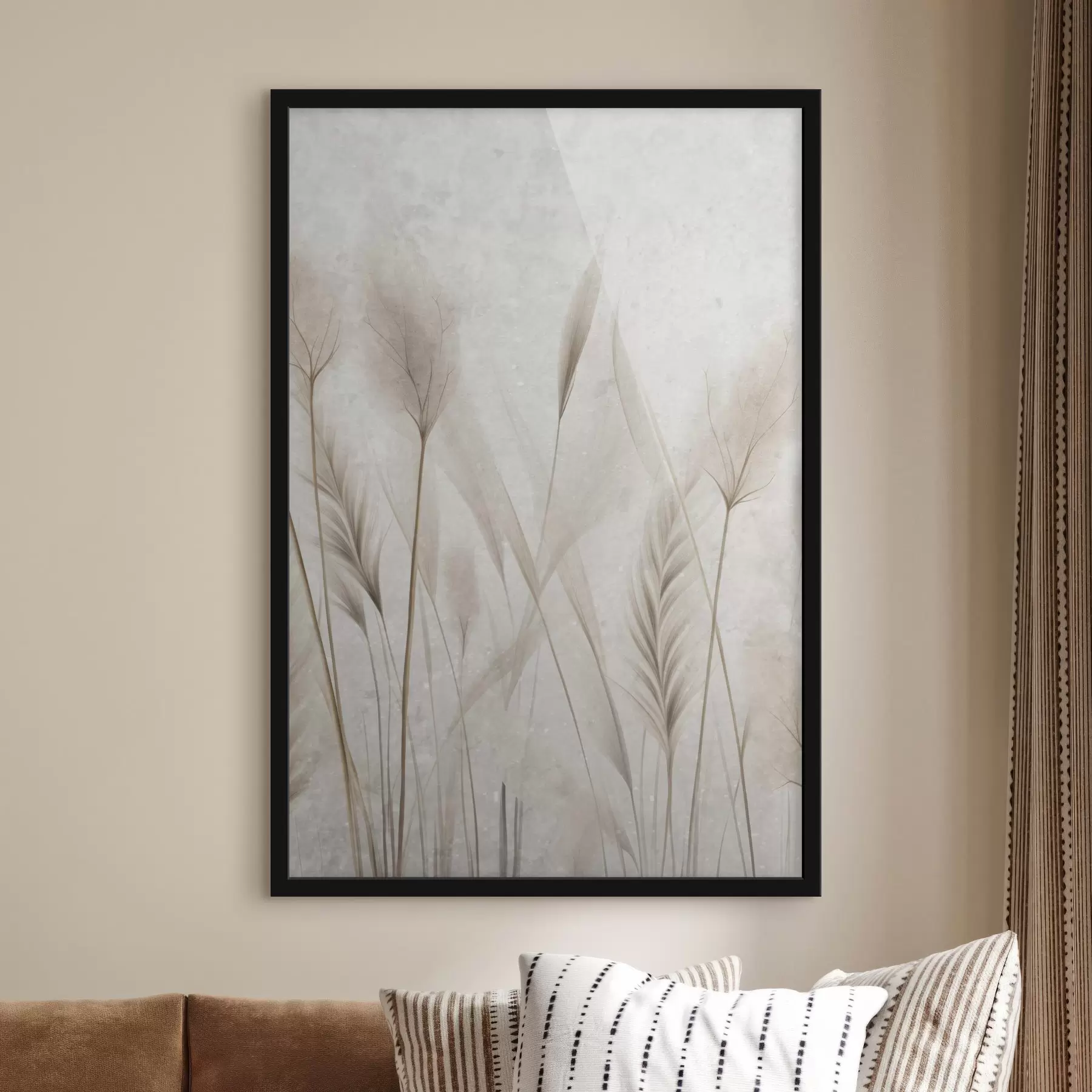 fototapet Iarbă delicată pe un fundal îmbătrânit f47853