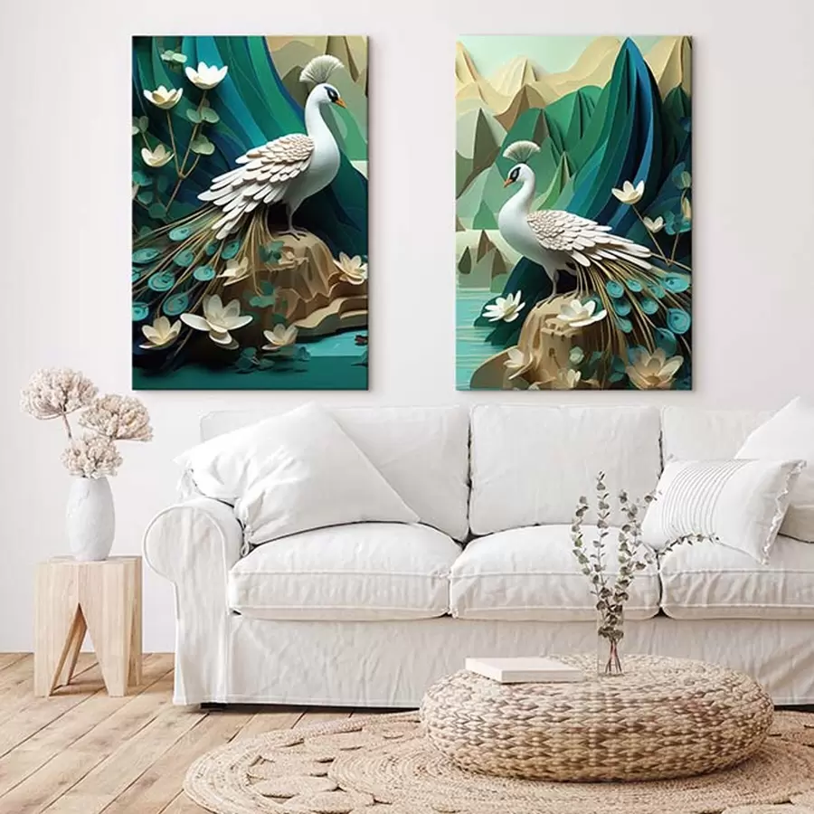 fototapet Păuni frumoși m30020