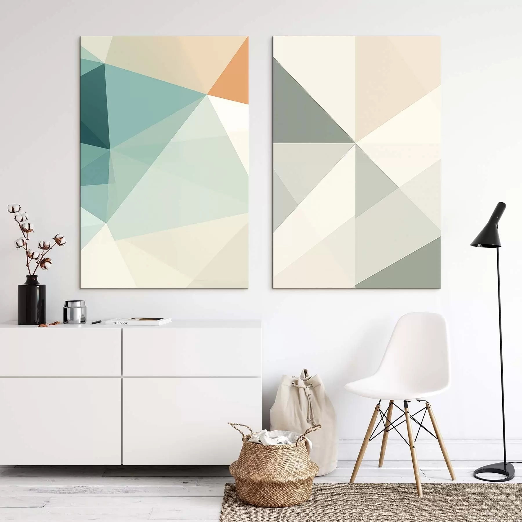 Tablouri Forme geometrice abstracte, triunghiuri m30023