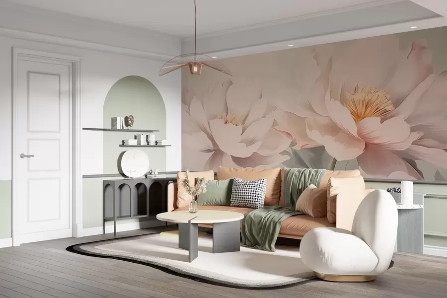 fototapet Peonii w05077