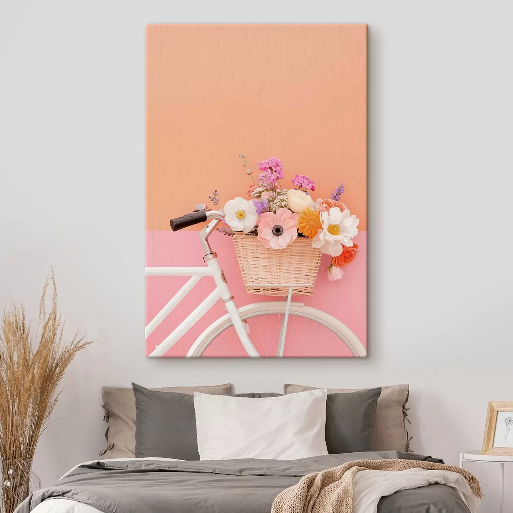 Tablouri Coș de flori în stil provensal, bicicletă s47895