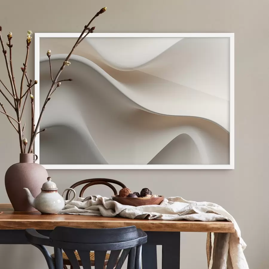 fototapet Undele volumetrice, imitație 3D f47886