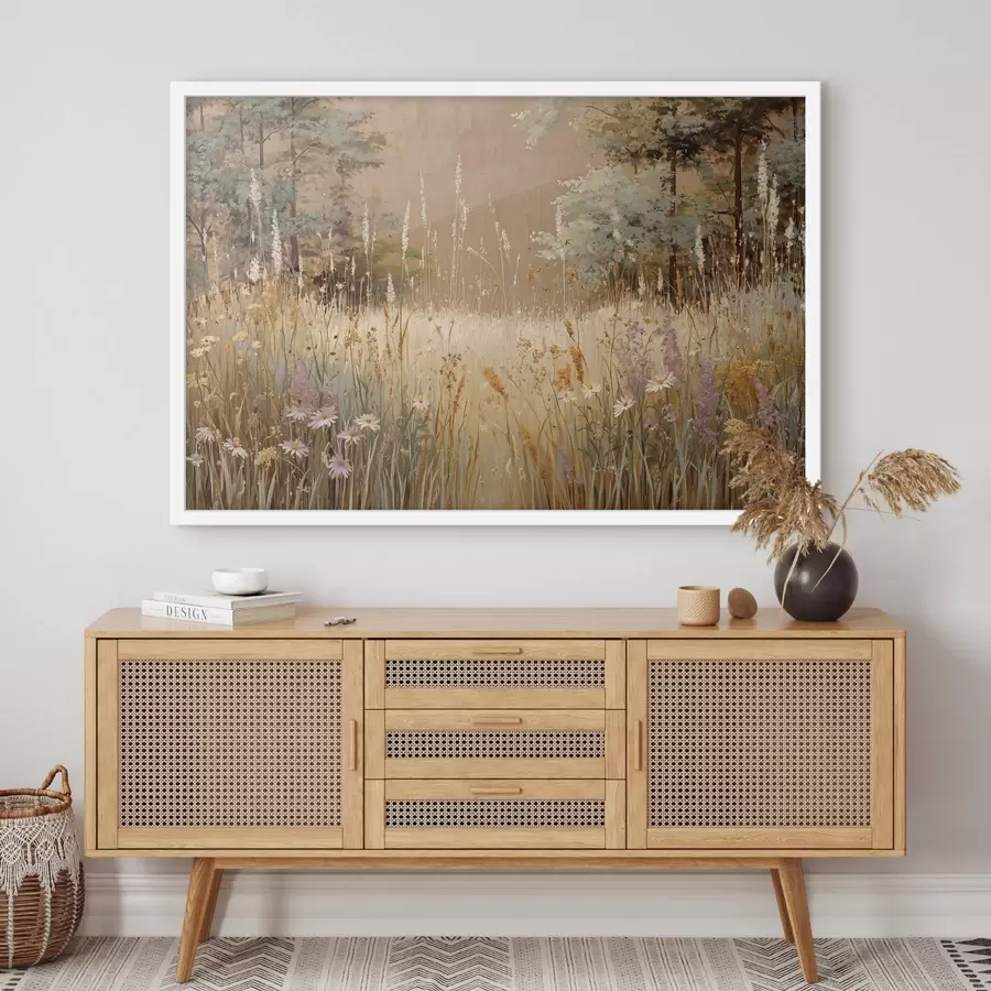 fototapet Flori sălbatice pe o peluză f47887