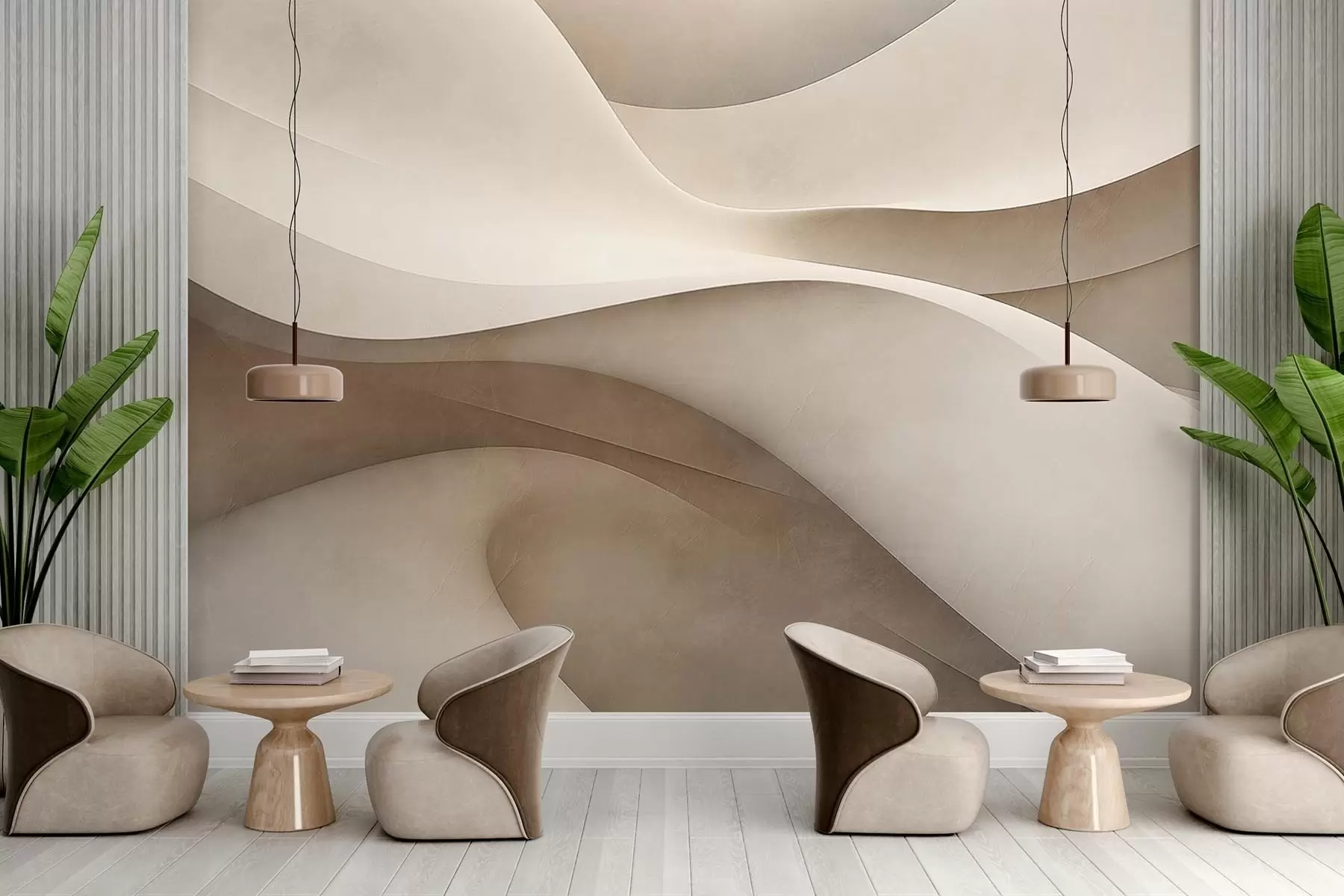 fototapet Perete abstract, valuri w09694