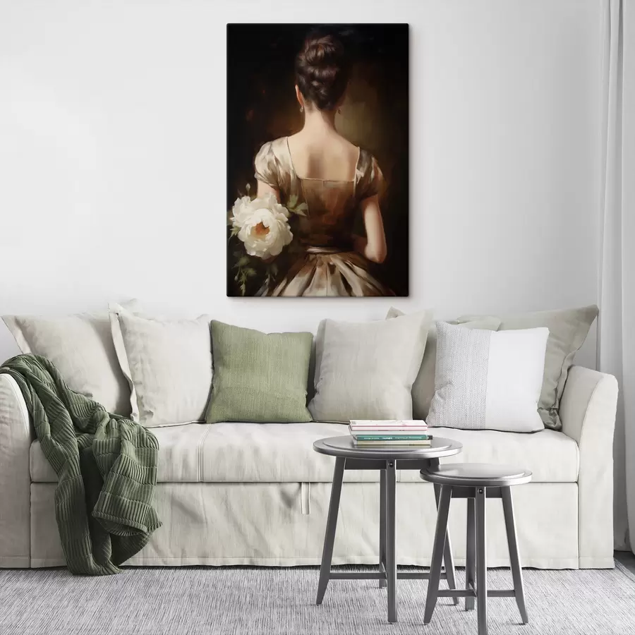 Tablouri Portret feminin din spate s47921