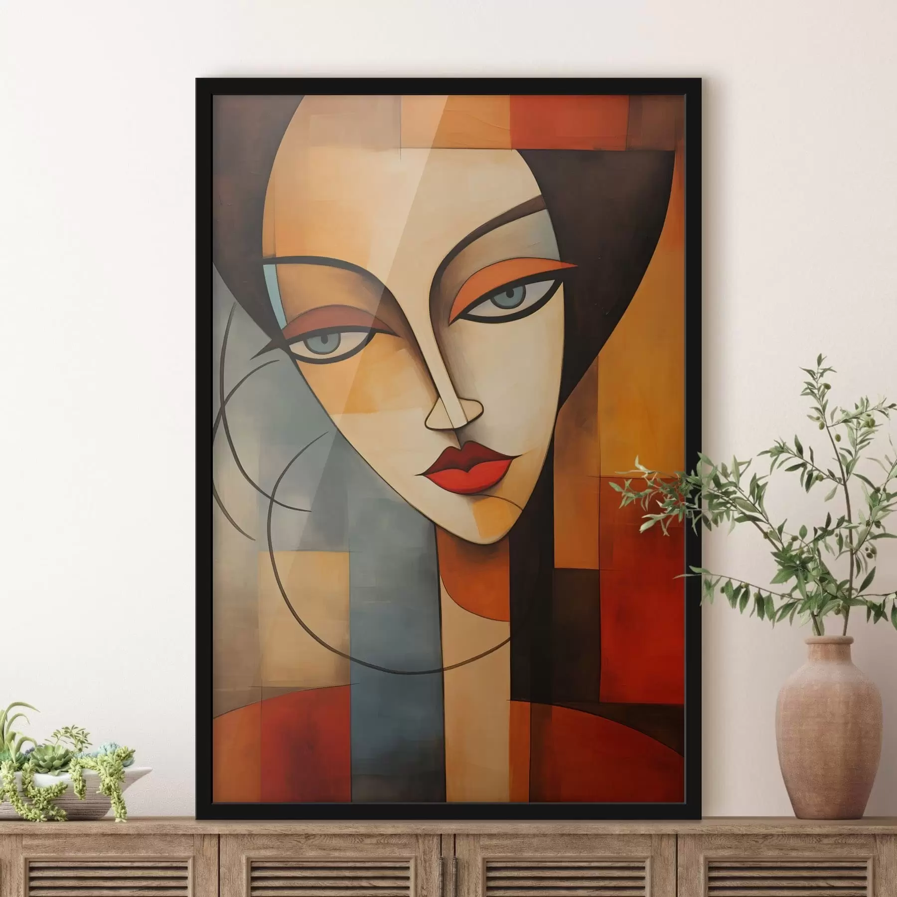 fototapet Portret feminin abstract f47907