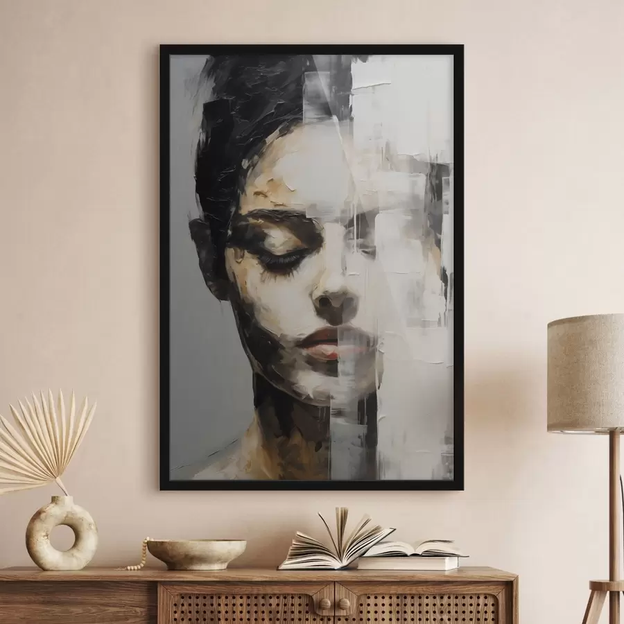 fototapet Portret feminin abstract f47928