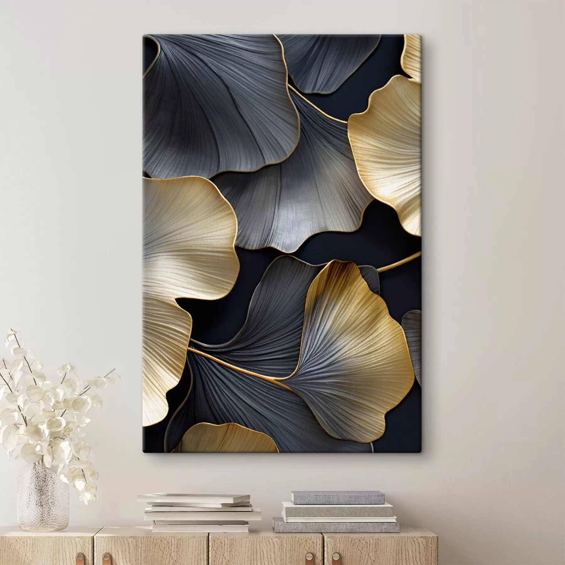 fototapet Frunze de Ginkgo s48006