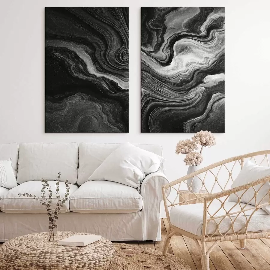 Tablouri Pete abstracte, fluide m30045