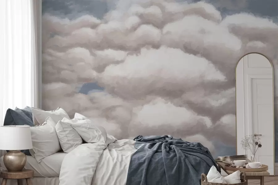 fototapet Nori moi pe cerul albastru w05143