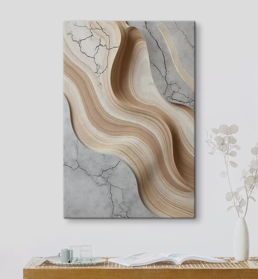 Tablouri Lemn și beton ușor, imitație s48104