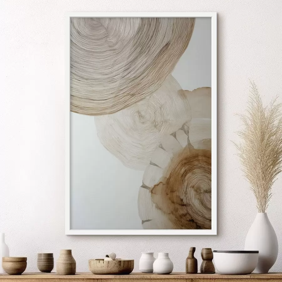 fototapet inele anuale abstracte ale copacilor f47933