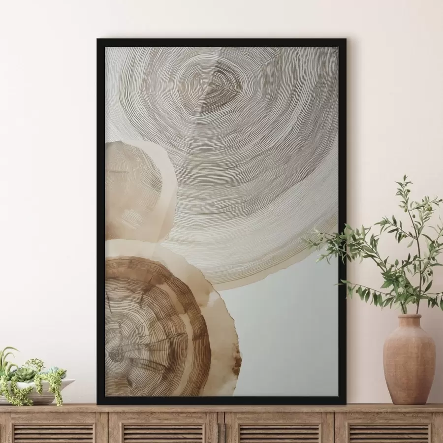 fototapet inele anuale abstracte ale copacilor f47934