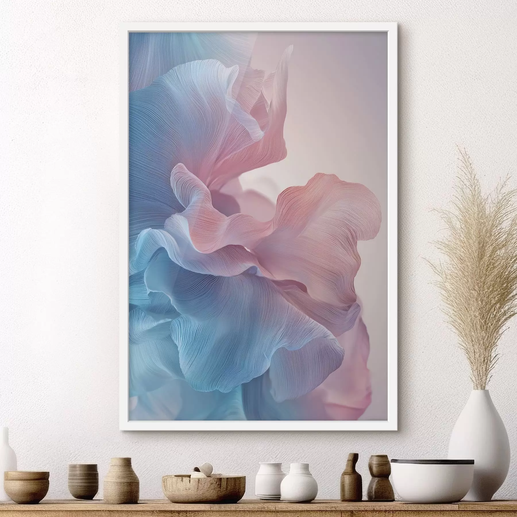 fototapet valuri abstracte cu efect de volum f47945