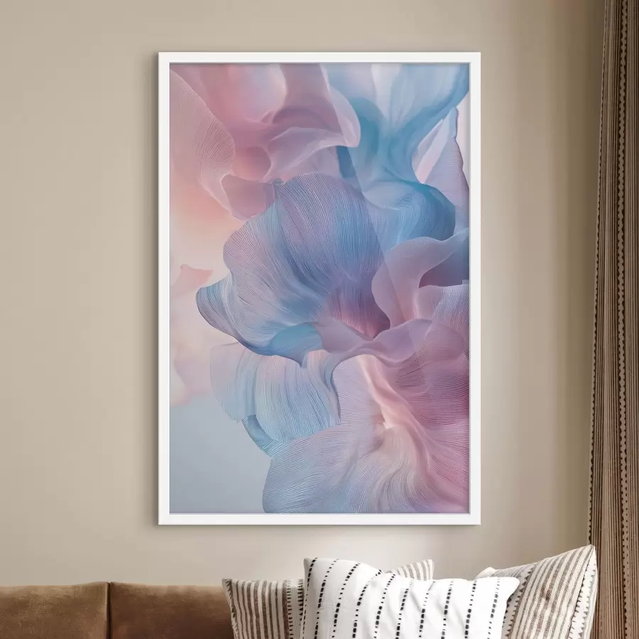 fototapet valuri abstracte cu efect de volum f47946