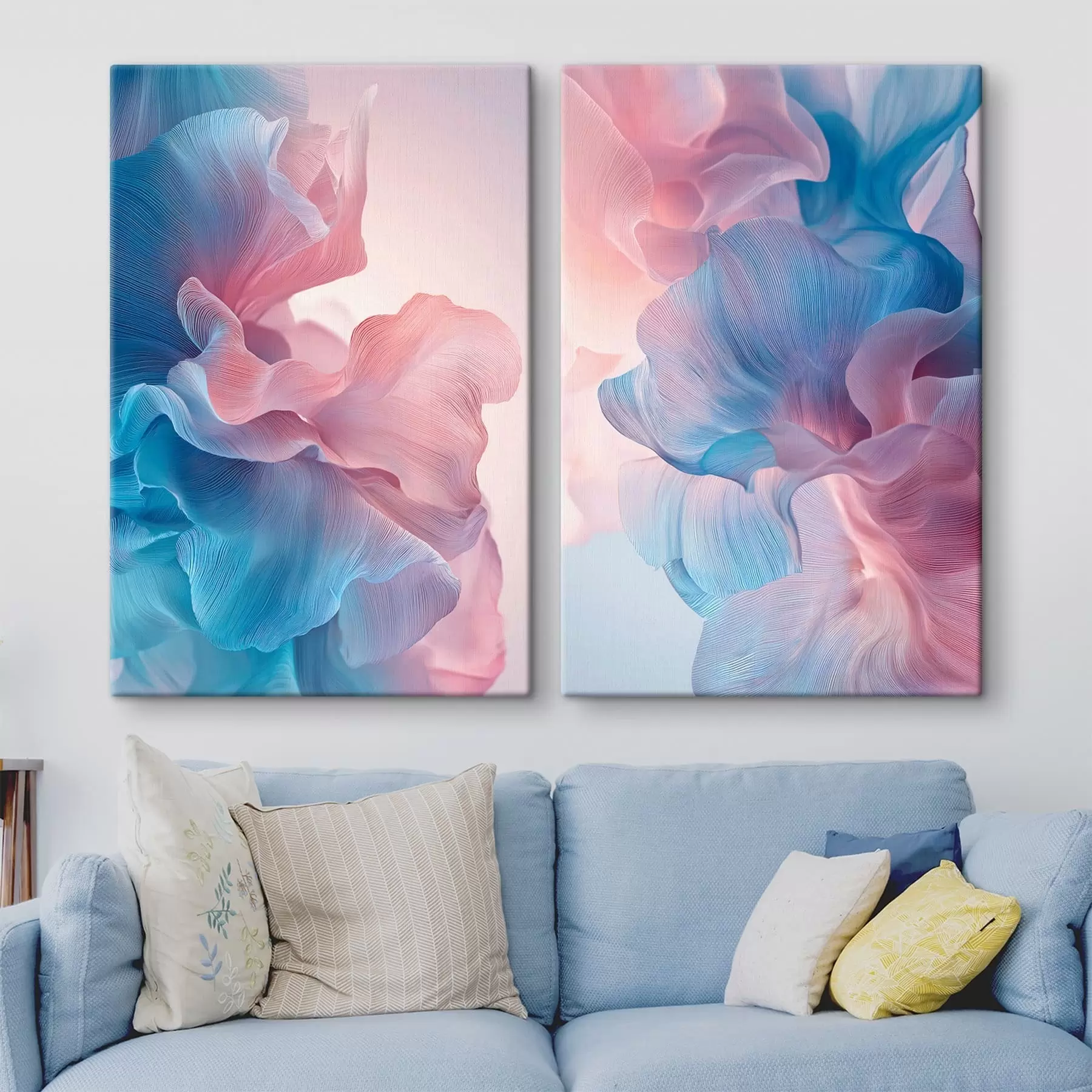 Tablouri valuri abstracte cu efect de volum m30095