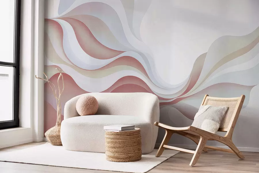 fototapet Valuri elegante și fine w05245