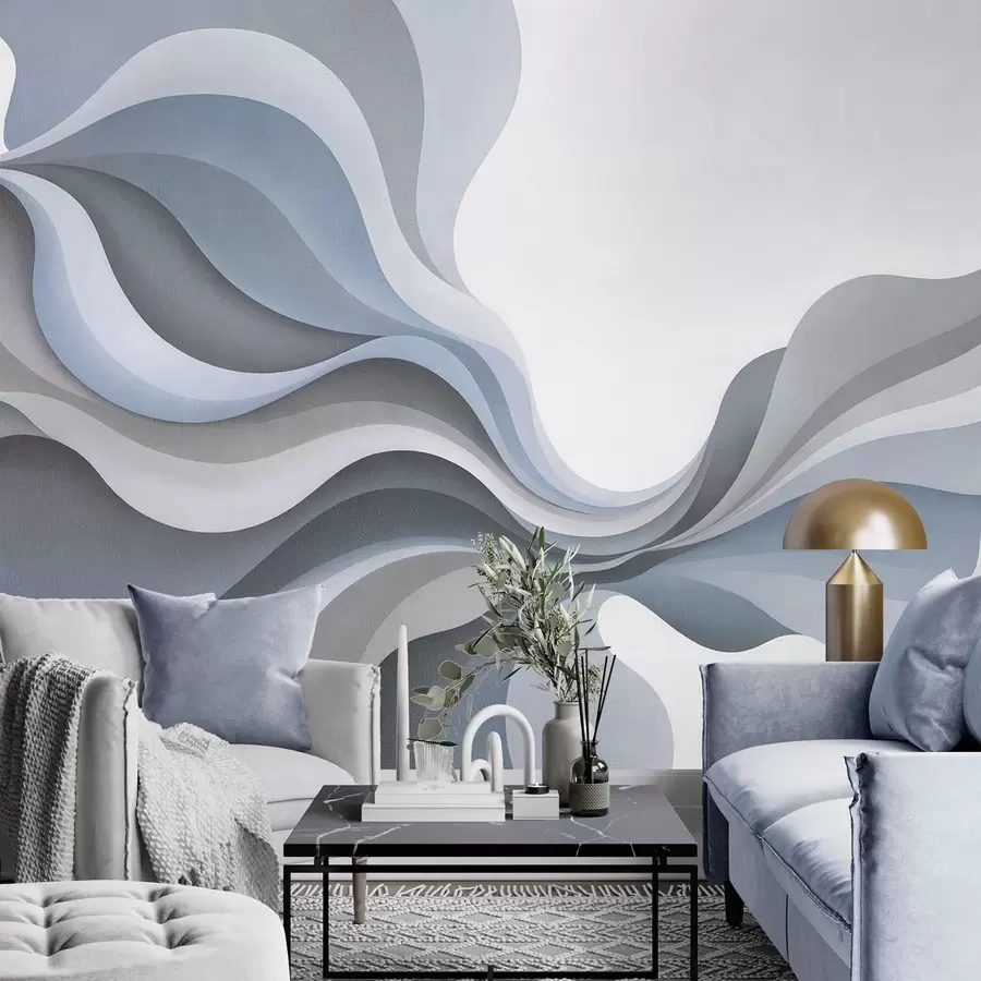 fototapet Valuri elegante și fine w05245v2