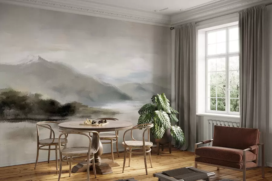 fototapet Munți pictați w05248