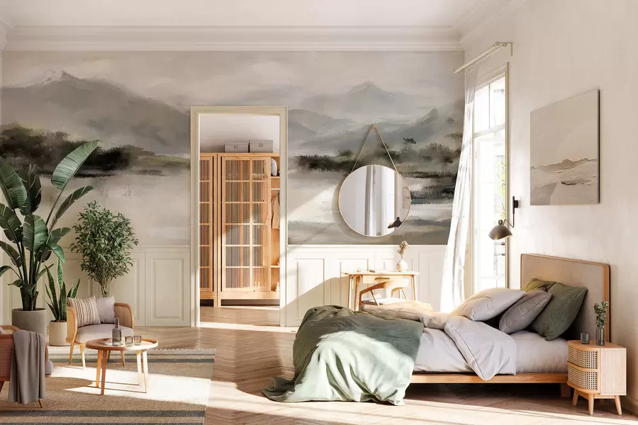 fototapet Munți pictați w05248