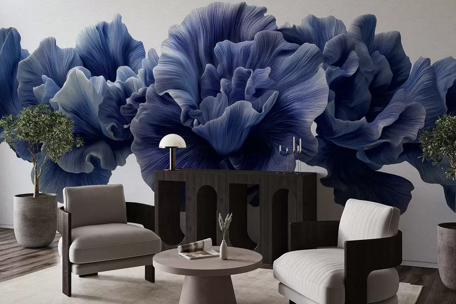 fototapet Curbe luxoase ale petalelor w05249