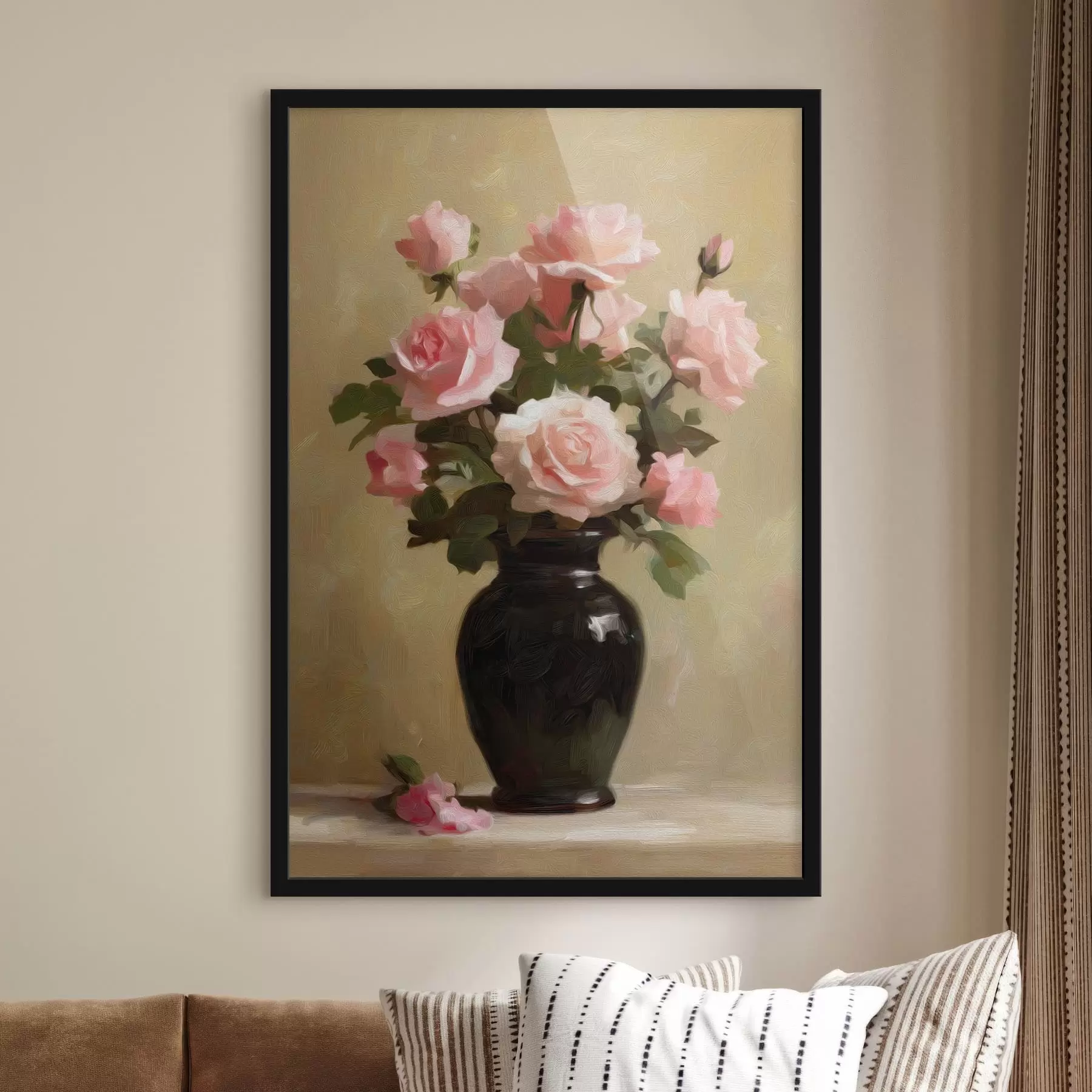 fototapet Vază cu trandafiri f48125