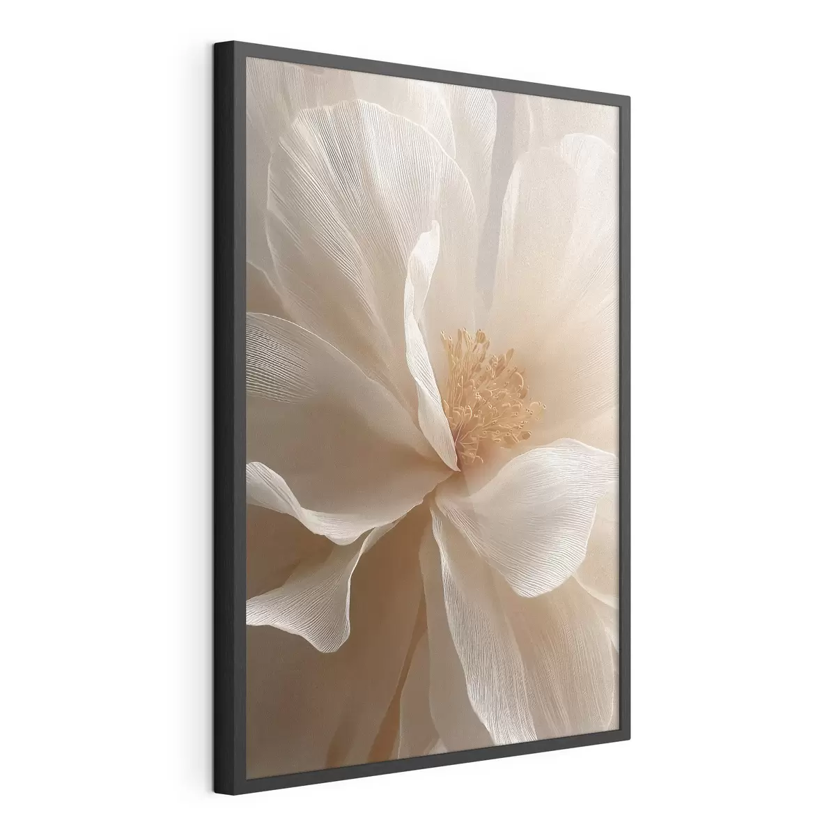 Poster compoziție florală macro în tonuri calde f48120