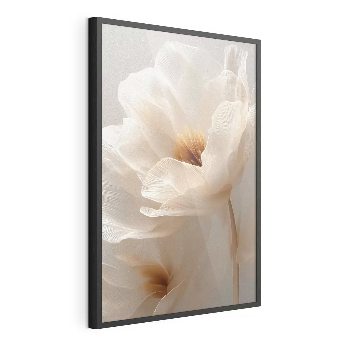 Poster compoziție florală macro în tonuri calde f48121