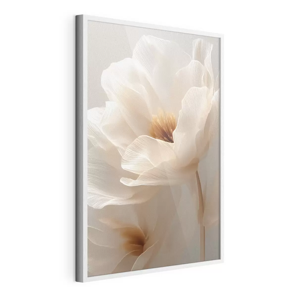 Poster compoziție florală macro în tonuri calde f48121