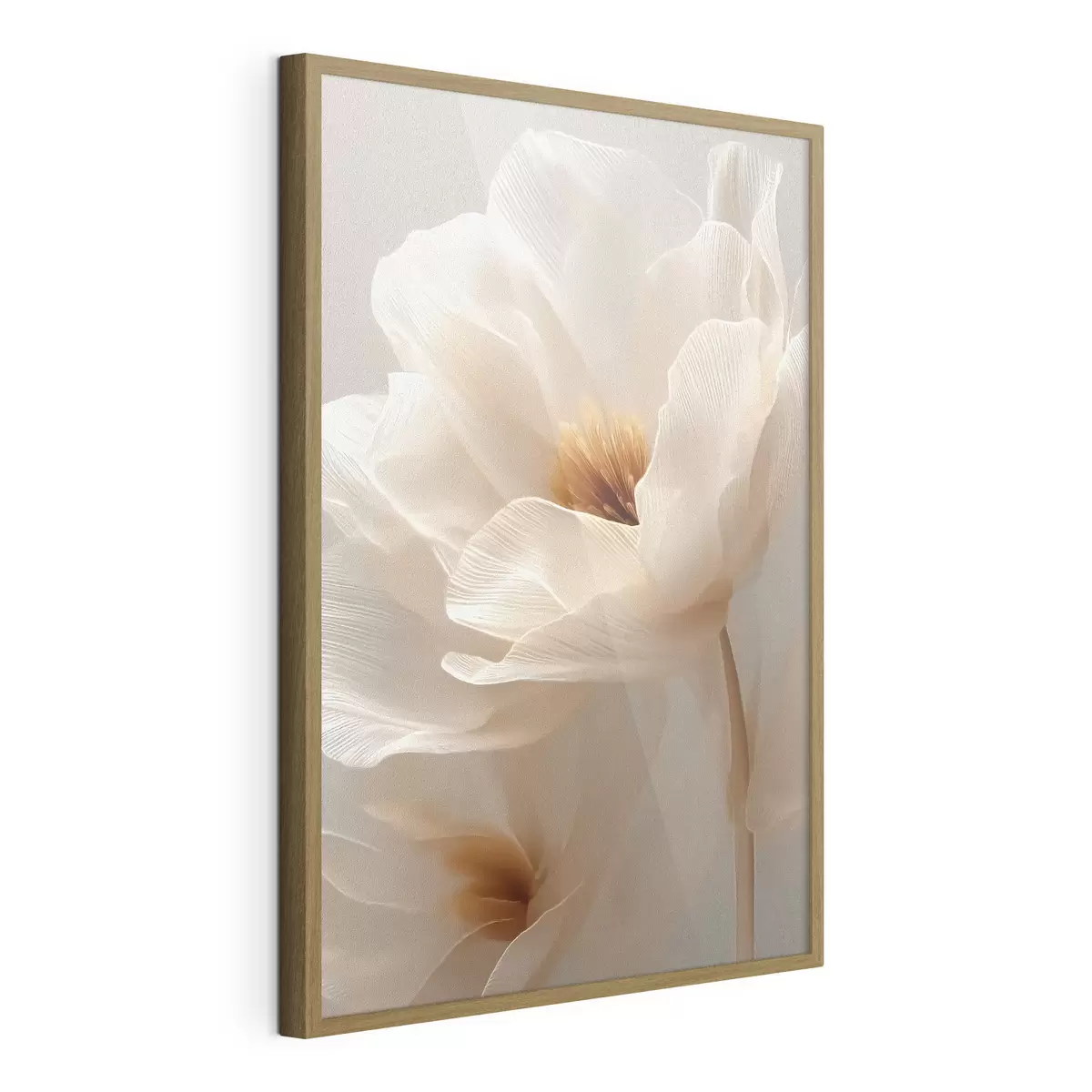 Poster compoziție florală macro în tonuri calde f48121
