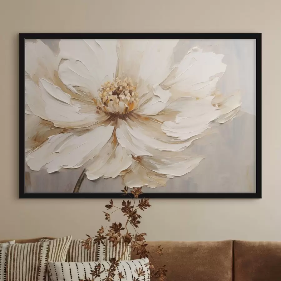 fototapet Prim-plan cu floare cu textură ușoară f48092