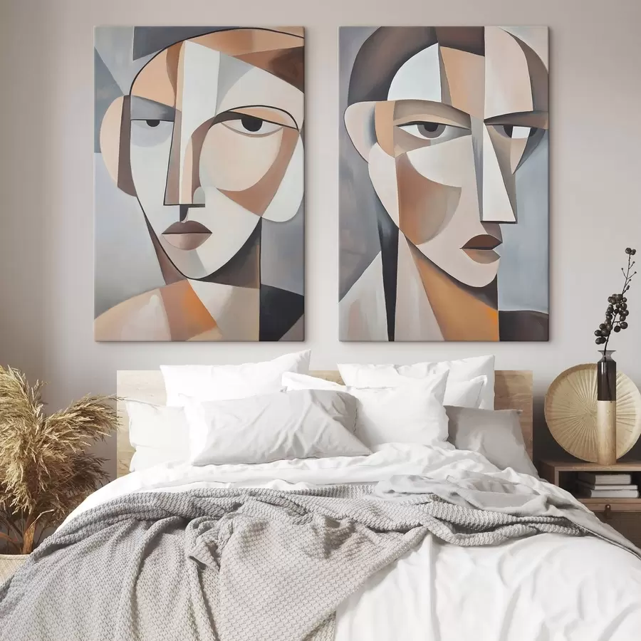 Tablouri Portrete cubiste moderne  m30065