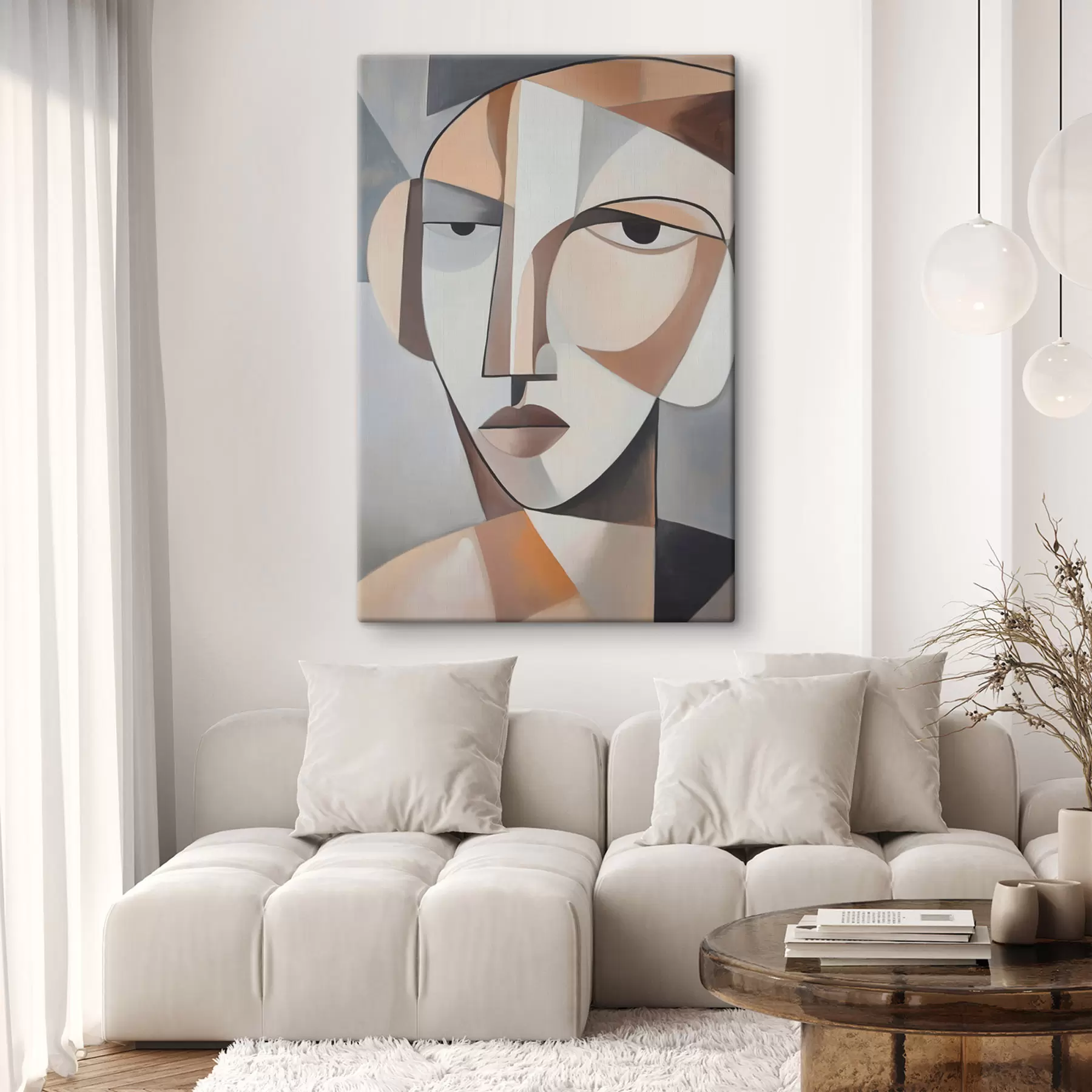 Tablouri Un portret cubist modern s48012