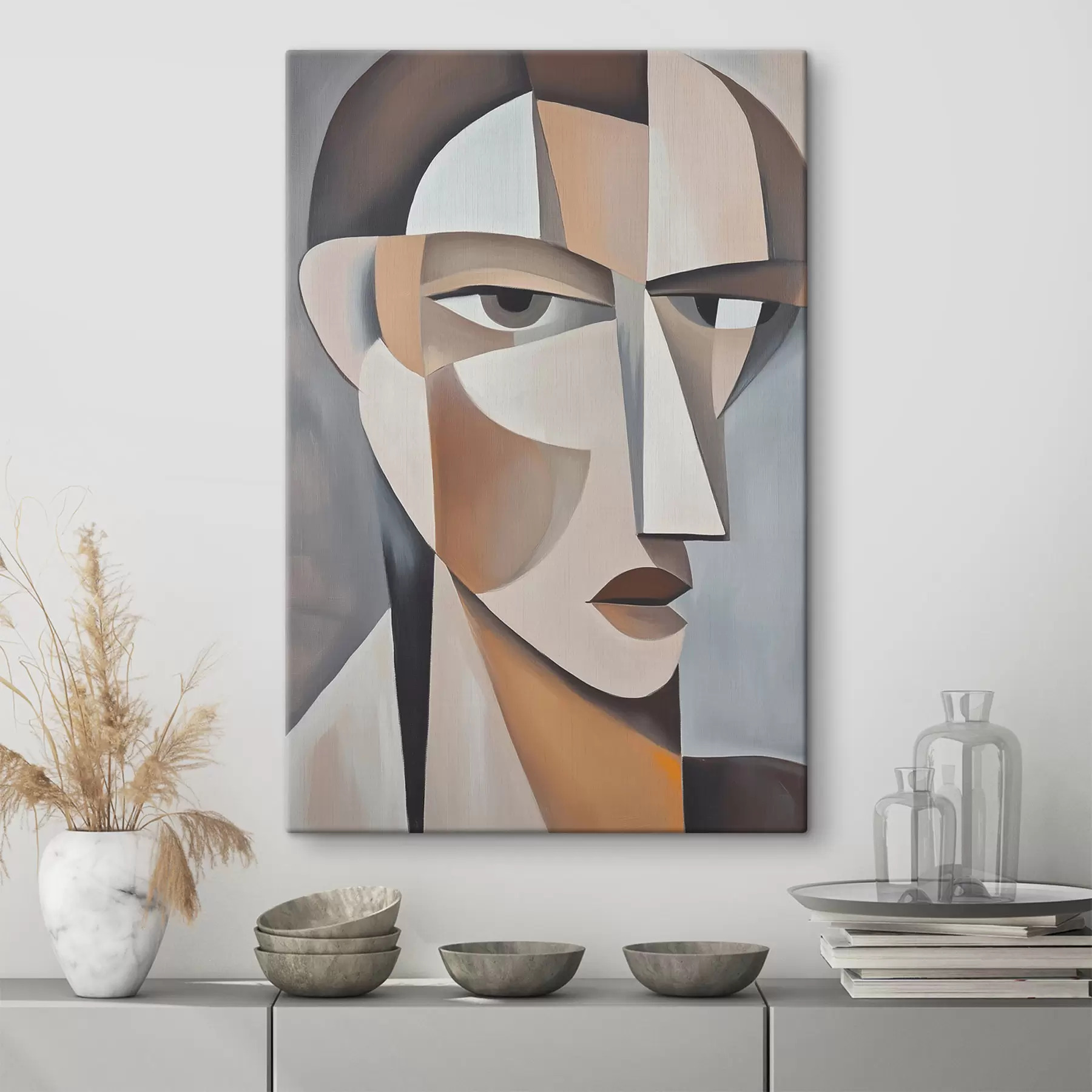 Tablouri Un portret cubist modern s48013