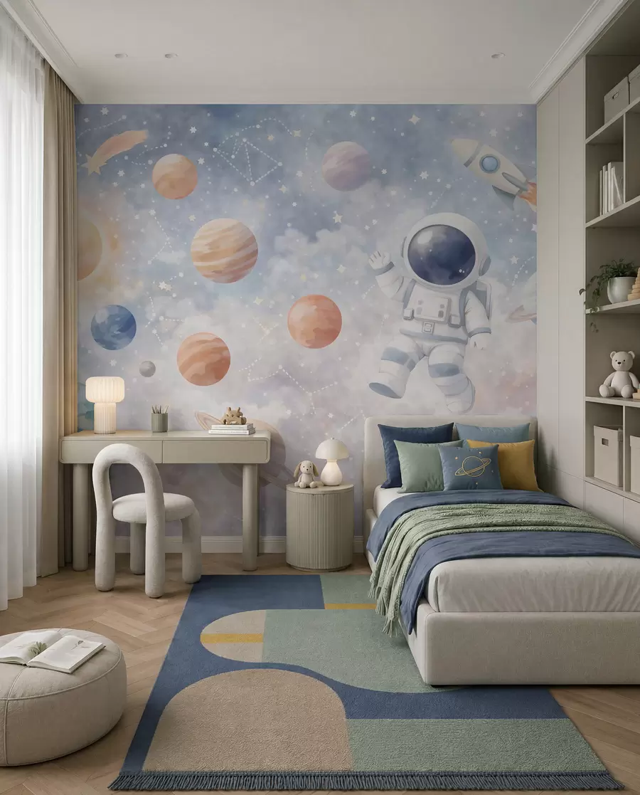 fototapet Călătoria micului astronaut w05233