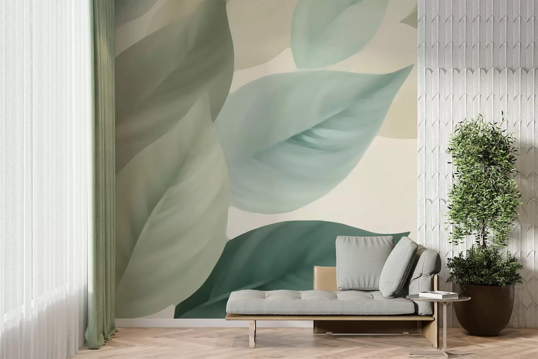 fototapet Frunze mari w05107