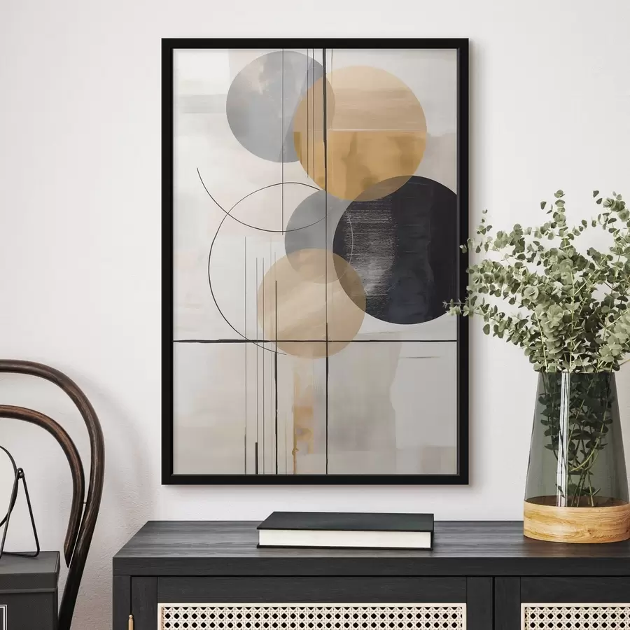 fototapet Rezumat cu cercuri f48172