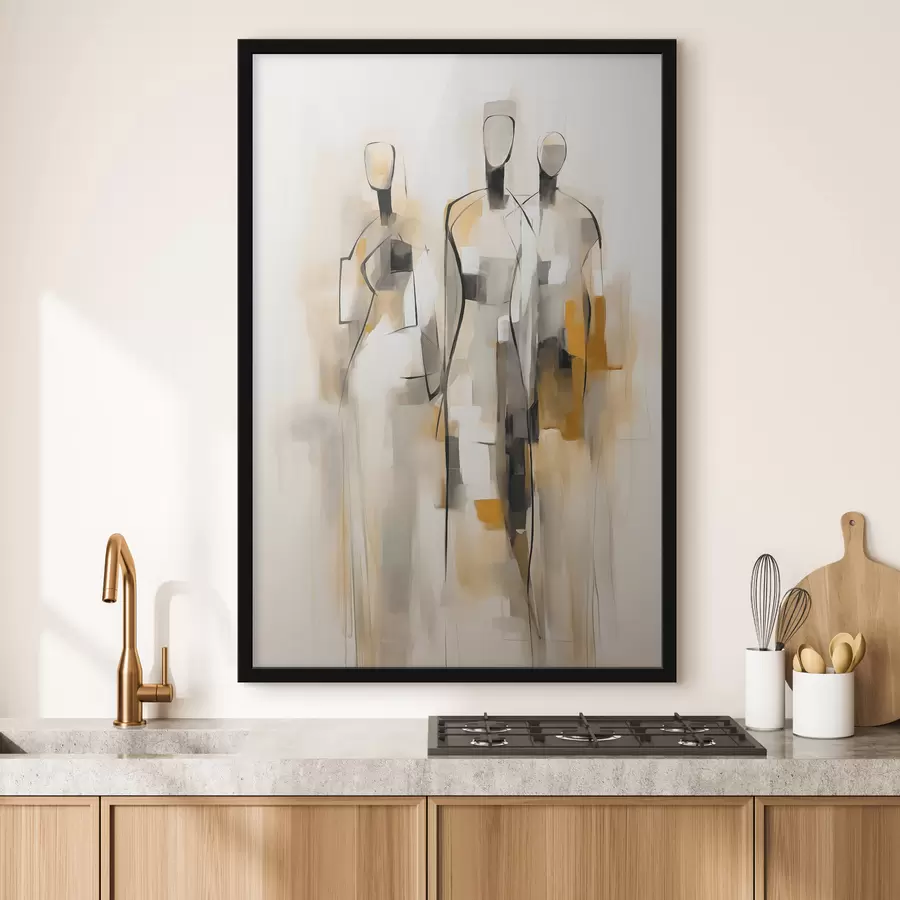 fototapet Siluete abstracte f48173