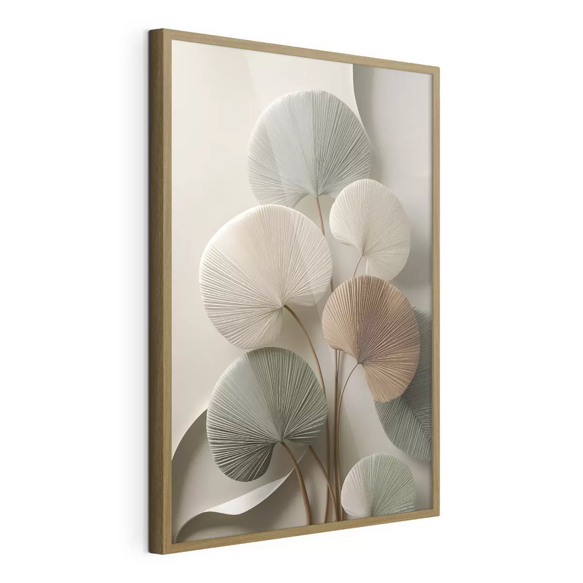 Poster Buchet de frunze plisate f48224