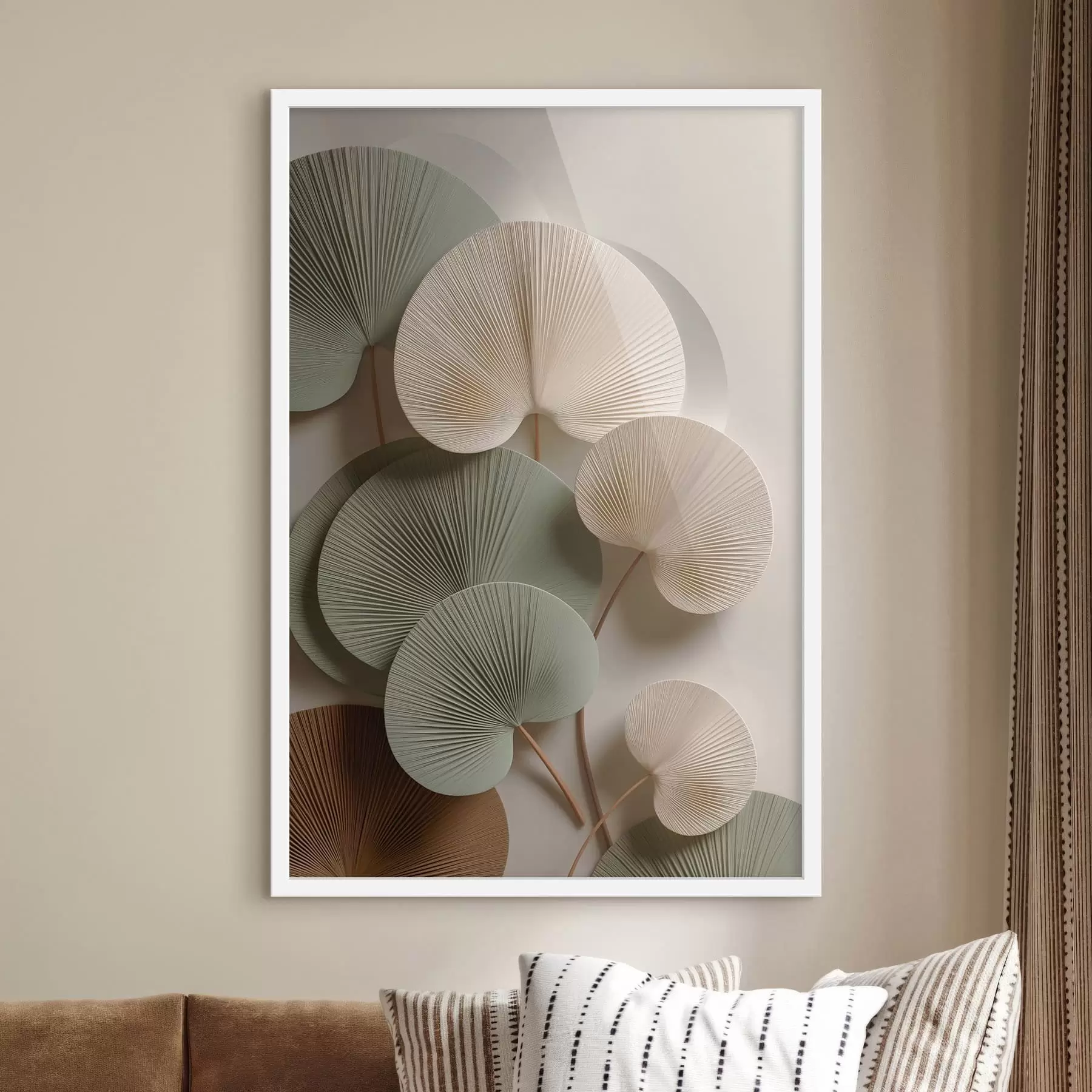 fototapet Compoziție abstractă cu frunze f48225