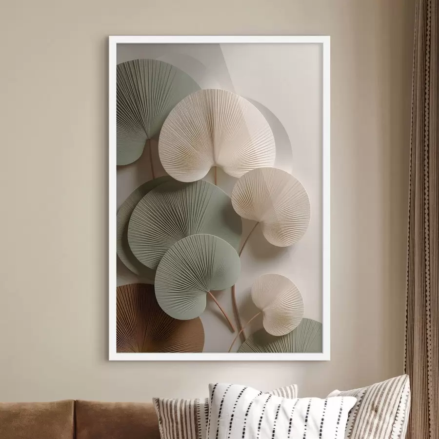 fototapet Compoziție abstractă cu frunze f48225