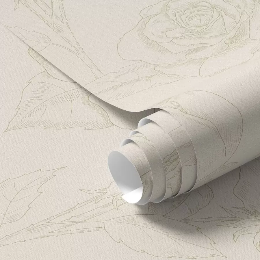 fototapet Model roz deschis pe fundal bej a01124