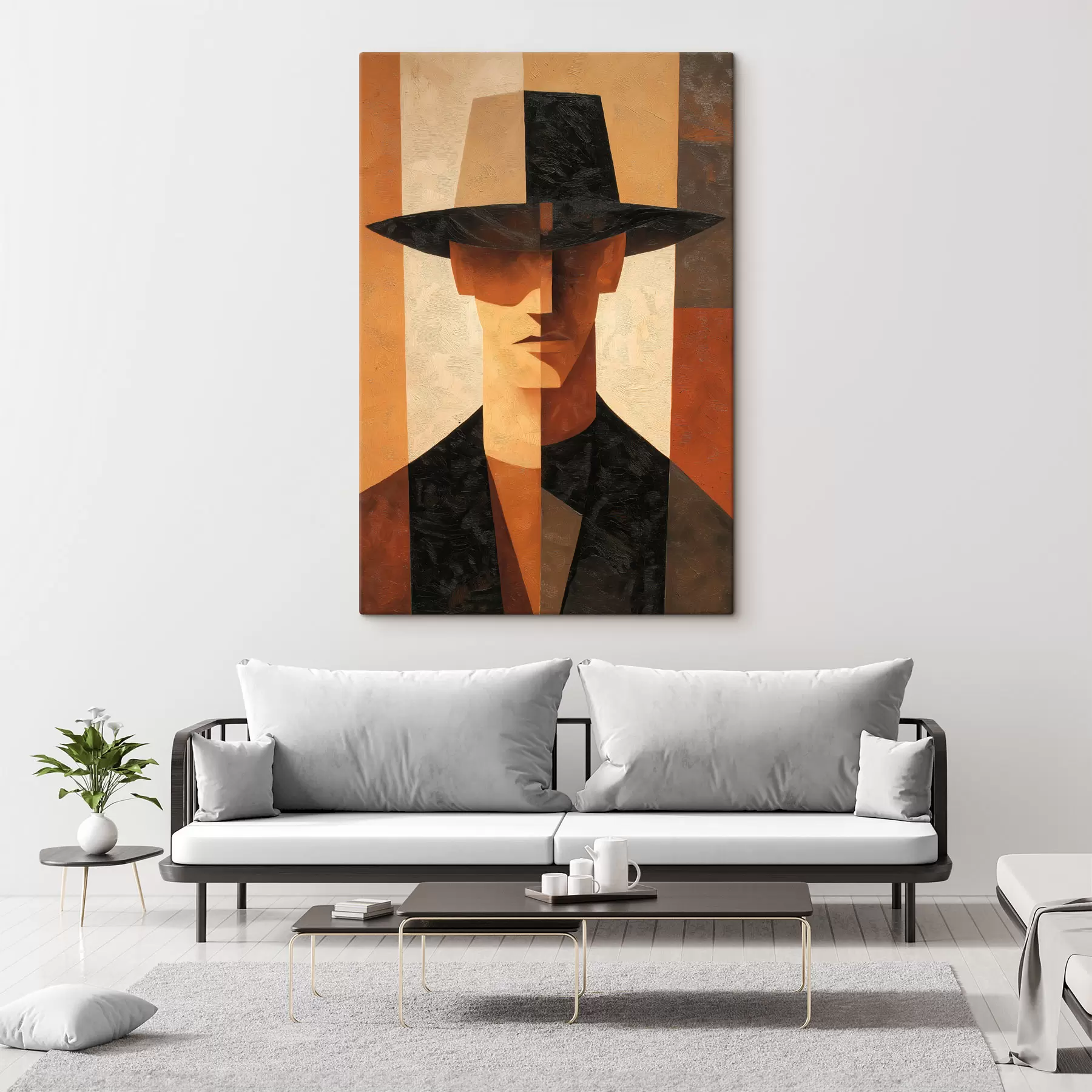 Tablouri Portret abstract geometric s48231