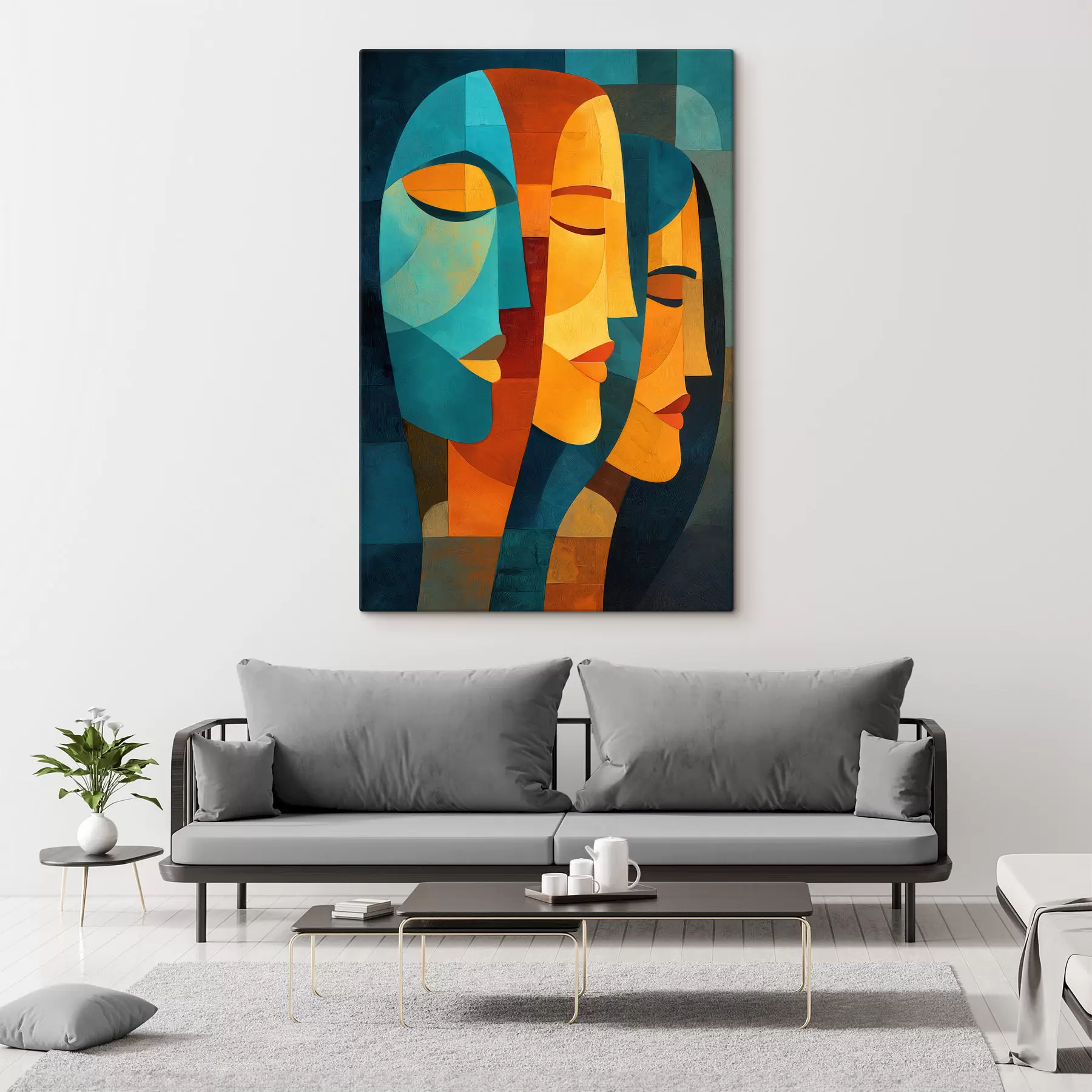 Tablouri Profiluri geometrice feminine s48256