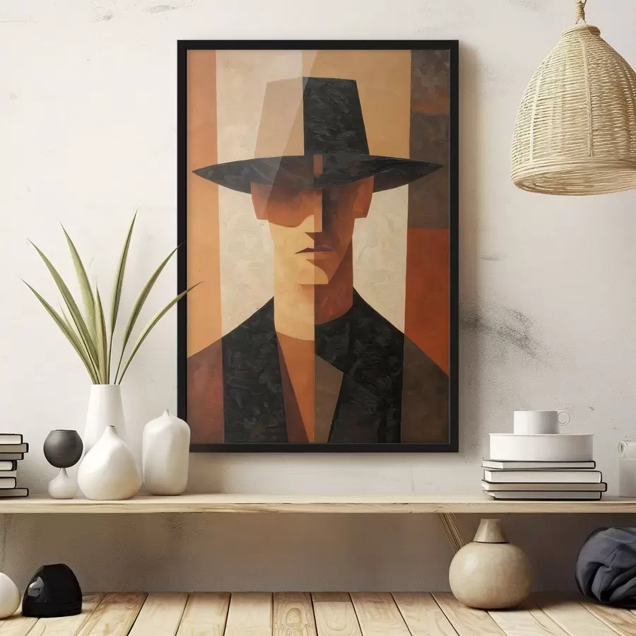 fototapet Portret abstract geometric f48231